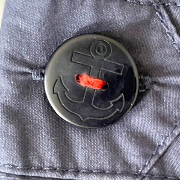 MERONA Blue & White A Line Panel Skirt With Ship Pattern Detail, 4 - Picture 8 of 12